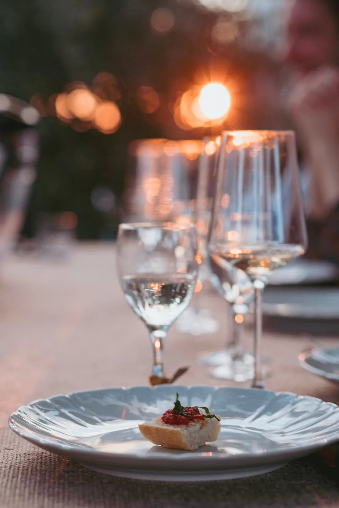 Visitors participating in the Large Organic Wine Tasting at Agricola Castellani, sampling premium organic wines paired with local delicacies.