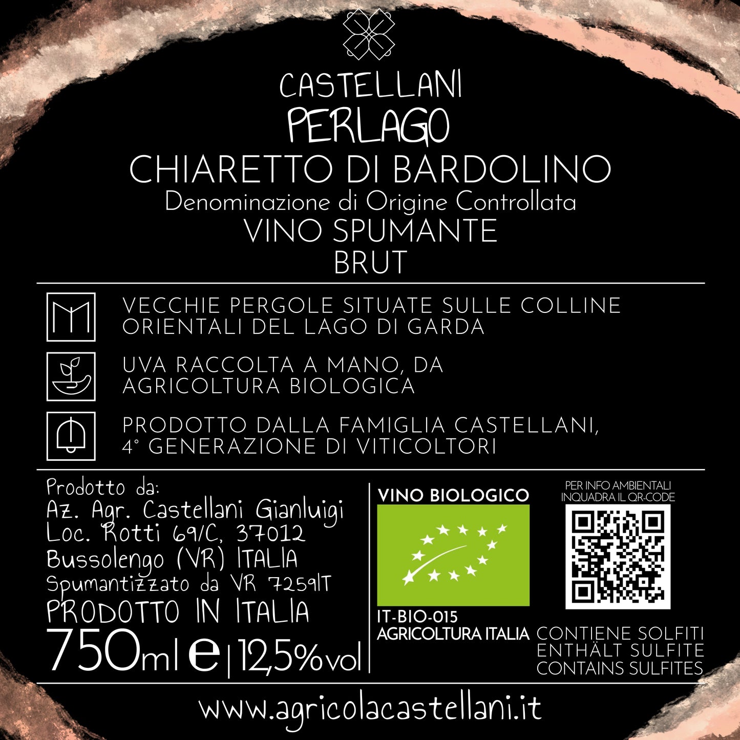 Perlago - Chiaretto di Bardolino Spumante Brut BIO