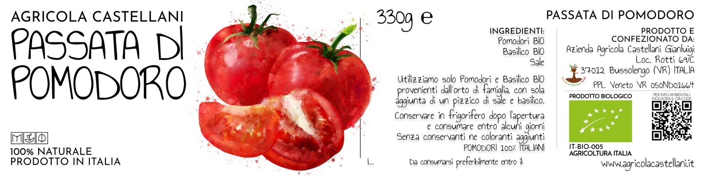Passata di Pomodoro Biologica