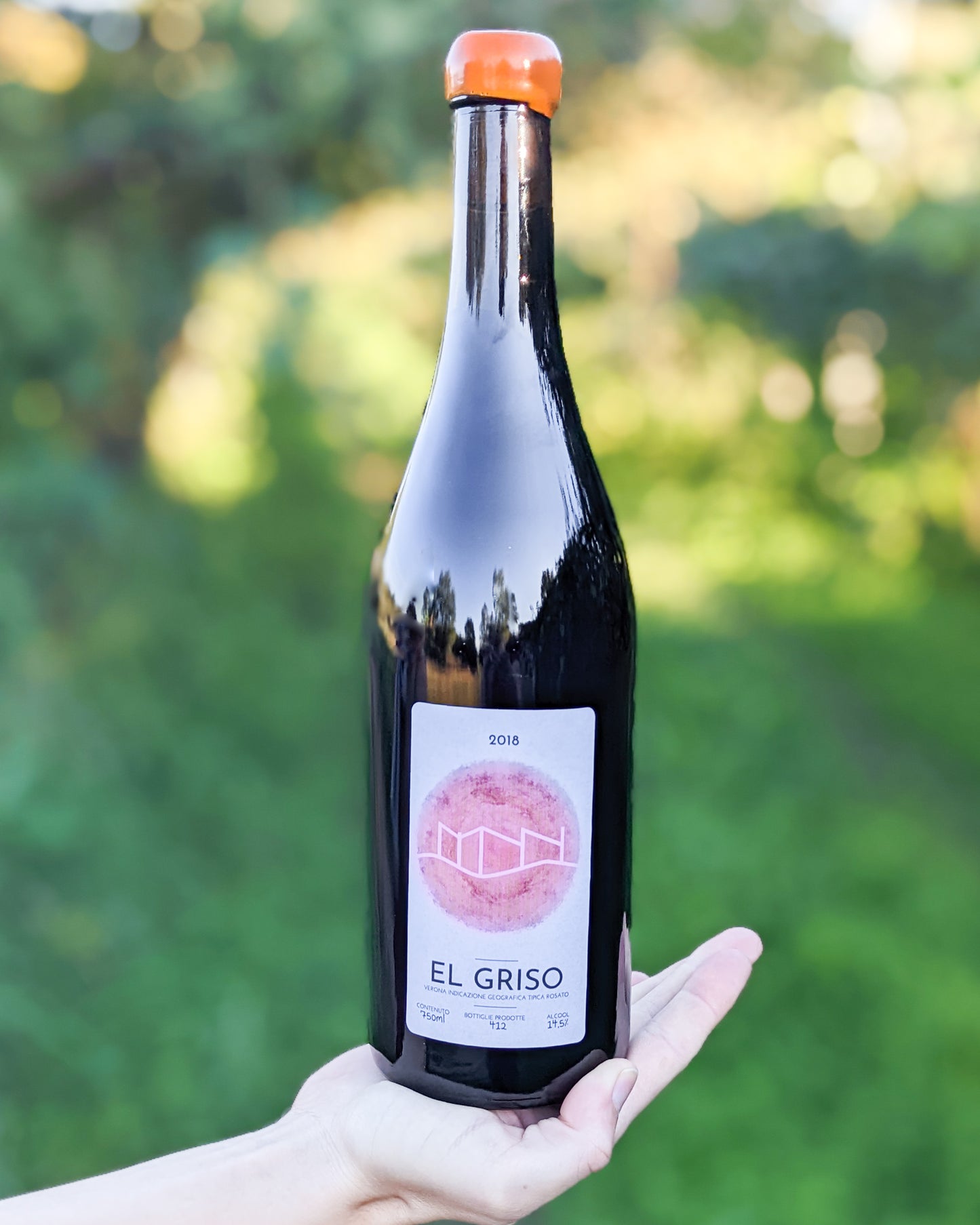 Agricola Castellani macerated amber wine el griso Garda Lake