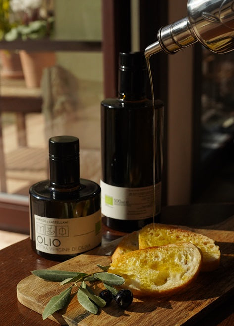 Fresh olives used in our organic Extra Virgin Olive Oil